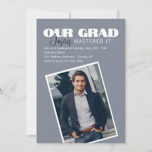 Notre Grad Photo Graduation Invitation