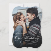 Notre grand Faire-part de mariage photo (Devant)