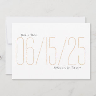Notre grand jour Enregistrer la carte Date