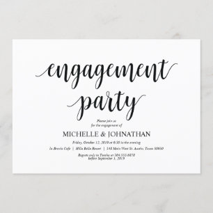 Notre groupe de fiançailles, invitations du groupe