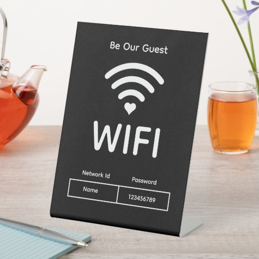 Notre Guides Wifi Mot De Passe Piéton Signe (In SItu)