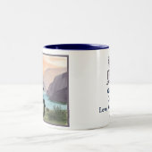 Notre Héros, Notre Père. Mug à café à deux tons (Centre)