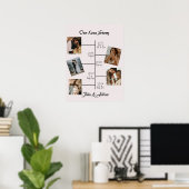 Notre Histoire d'Amour 5 Affiche de Collage de Pho (Bureau à domicile)