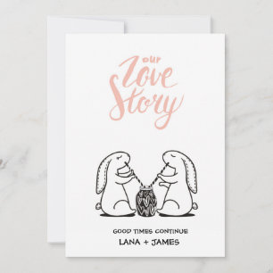 Notre Histoire d'Amour Carte de la Saint-Valenti