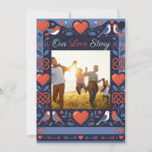 Notre histoire d'amour Carte de la Saint-Valentin (Devant)