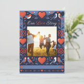 Notre histoire d'amour Carte de la Saint-Valentin (Debout devant)