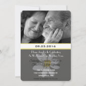 "Notre histoire d'amour" Invitation Mariage de ren (Dos)