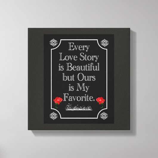 Notre histoire d'amour — Toile (Recto)