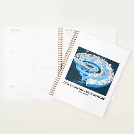 Notre histoire de 4,5 milliards d'années Temps géo (Devant avec enveloppe)