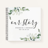 Notre histoire Eucalyptus Keepssaké Journal (Devant)