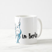 Notre homme à Berlin - Tasse (blau) (Devant droit)