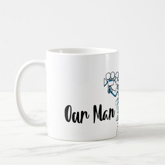 Notre homme à Berlin - Tasse (blau) (Gauche)