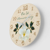 Notre horloge du 1er anniversaire ou VOTRE TEXTE o (Angle)