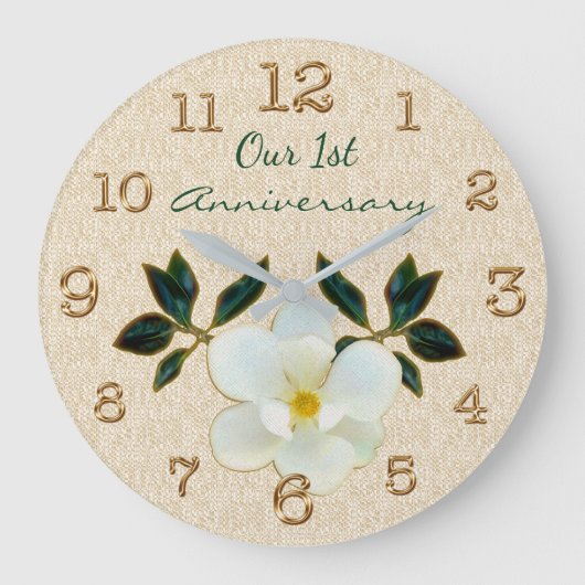 Notre horloge du 1er anniversaire ou VOTRE TEXTE o (Recto)