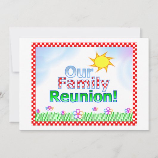 Notre invitation de la Réunion de famille (Devant)