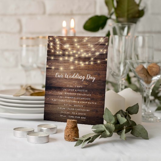 Notre Jour de Mariage | Programme avec Bois et Gui