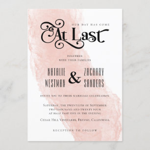 Notre Journée Est Venue À Dernière Faire-part de m