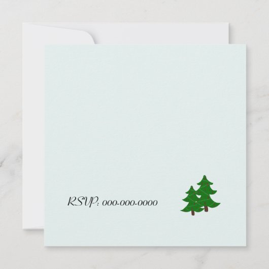 Notre lieu Noël Invitation (Dos)