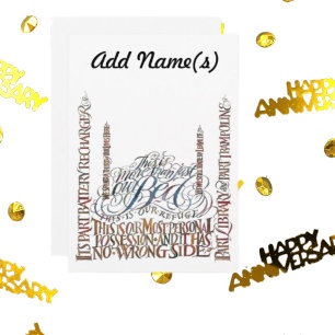 Notre Lit N'A Pas De Mauvaise Carte D'Anniversaire