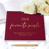 Notre Livre d'Or Mariage Bordeaux