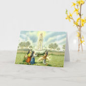 Notre Madame de carte de Fatima (Fleur jaune)