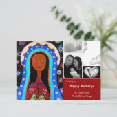 Notre Madame de carte de Noël de Guadalupe (Debout devant)