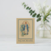Notre Madame de carte sainte de Memorare de grâce (Debout devant)