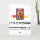 Notre Madame de Guadalupe - carte de voeux (Dos)