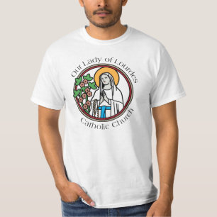 Notre Madame de T-shirt d'église catholique de