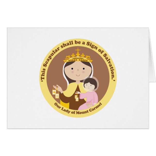 Notre Madame du mont Carmel (Devant horizontal)