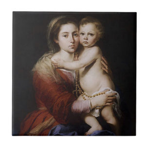 Notre Madame Vierge Marie du carreau de céramique