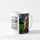 Notre Maman Rocks Photo Mug (Devant droit)