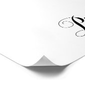 Notre Mariage A Ouvert Bar Sign Poster (Coin)