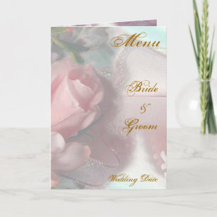 Notre mariage - Carte du menu du restaurant