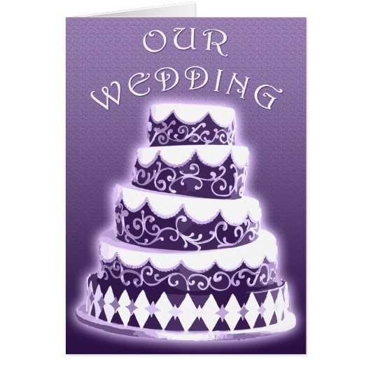 Notre Mariage : Purple Cake : (Devant)