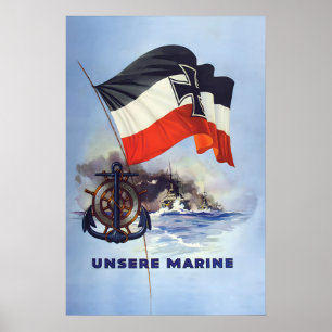 Notre marine Première Guerre mondiale affiche impé