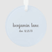 Notre meilleur cadeau de Noël Cute Blue Ultrasound (dos)