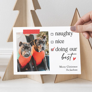 Notre meilleure carte de Noël à COLORIER EDITABLE
