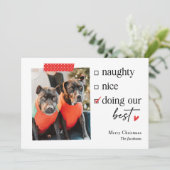 Notre meilleure carte de Noël à couleur éditable (Debout devant)