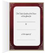 Notre mère douleureuse w/prayer de offre de masse (Intérieur (Droit))