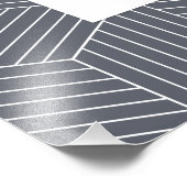 Notre monde entier photo instantanée géométrique (Coin)