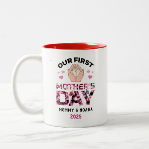 Notre mug de première fête des mères, mug personna