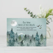 Notre nouveau cou de la carte de Faire-part mobile (Debout devant)