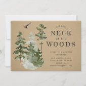 Notre nouveau cou des bois | Faire-part de déplace (Devant)