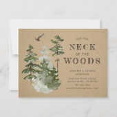Notre nouveau cou des bois | Faire-part de déplace (Devant)