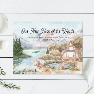 Notre nouveau cou des bois   Faire-part de déplace