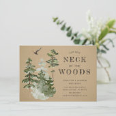 Notre nouveau cou des bois | Faire-part de déplace (Debout devant)