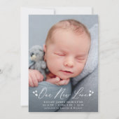 Notre nouveau Faire-part de naissance photo de scr (Devant)