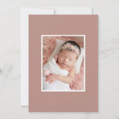 Notre nouveau Faire-part de naissance photo de scr (Dos)