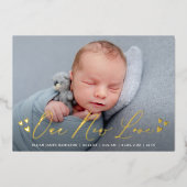 Notre nouveau Faire-part de naissance photo de scr (Recto)